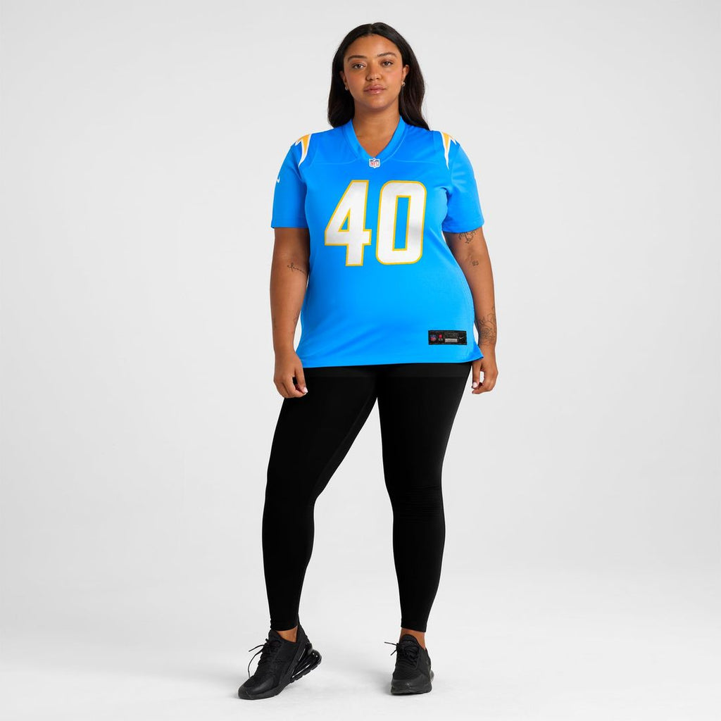 Kendall Williamson Los Angeles Chargers Women's Team Game Jersey - Powder Blue