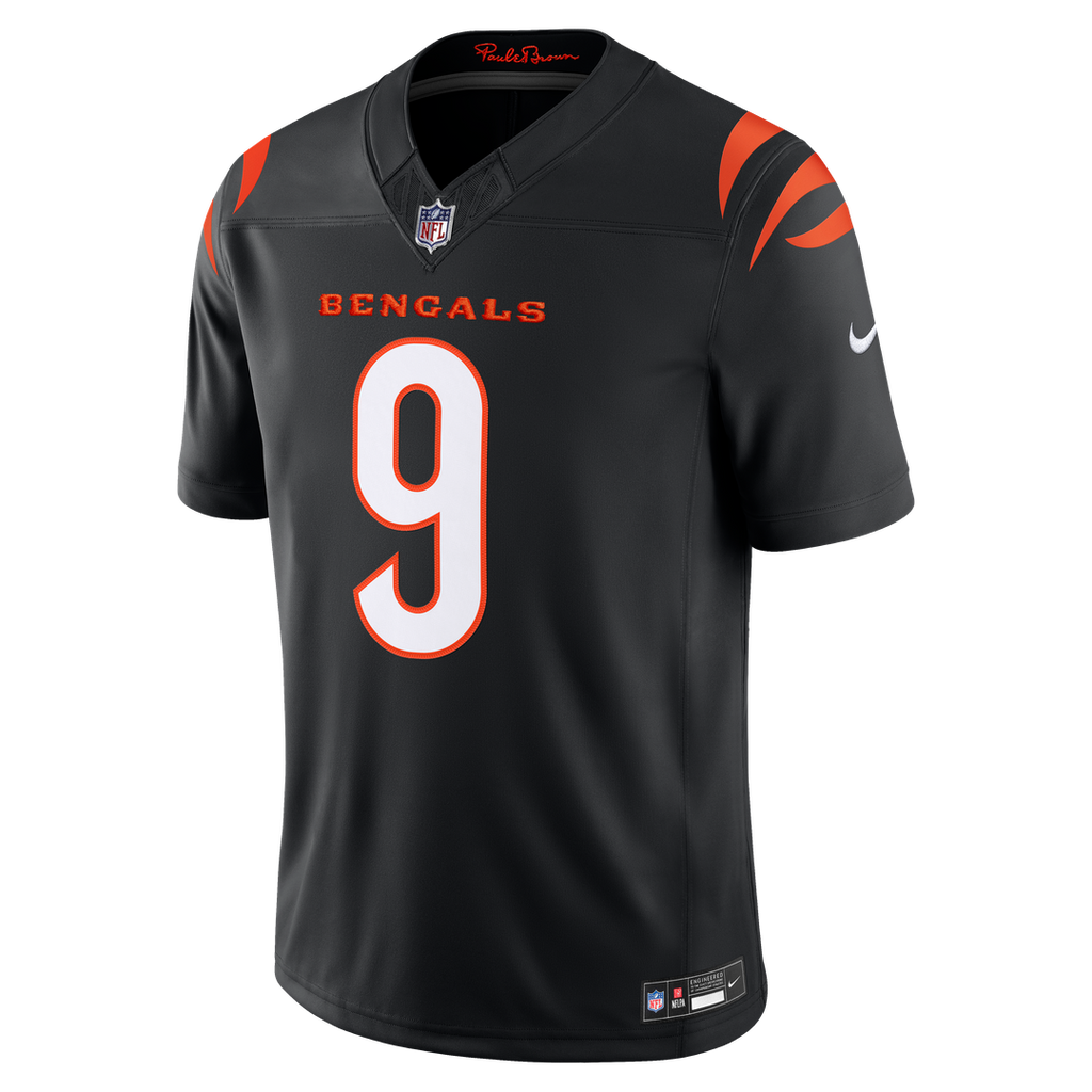 Joe Burrow Cincinnati Bengals Team Vapor F.U.S.E. Stitched Limited Jersey - Black