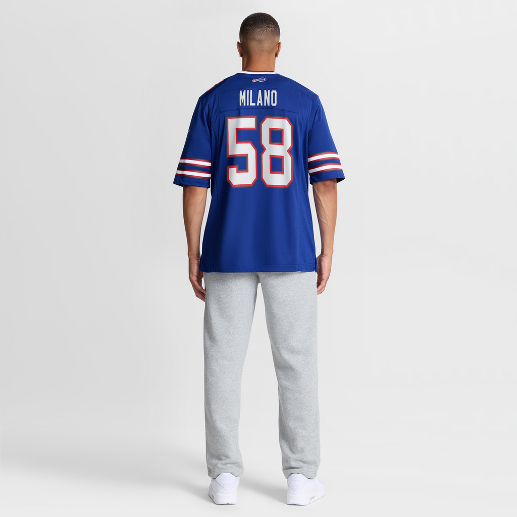 Matt Milano Buffalo Bills Game Player Jersey - Royal
