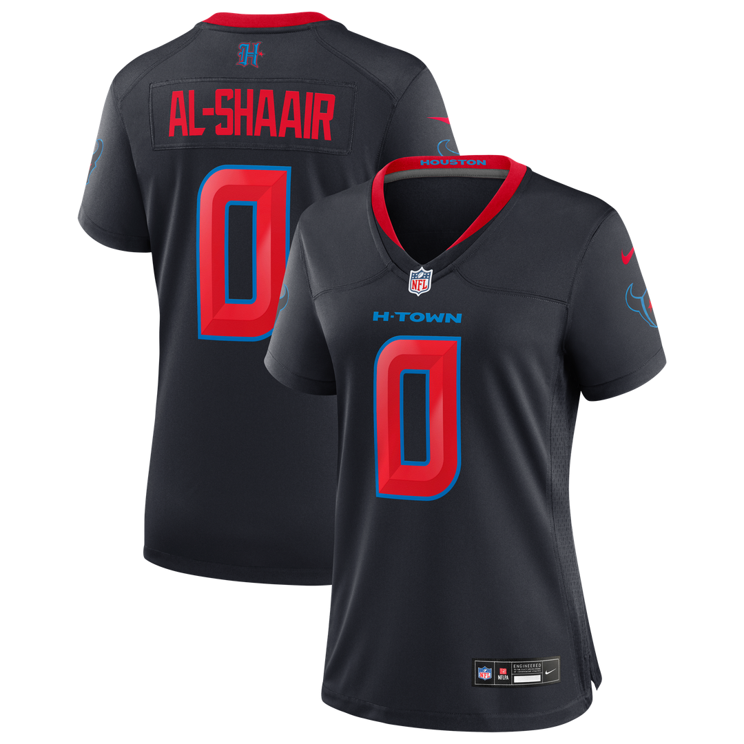 Azeez Al - Shaair Houston Texans Women's Alternate Game Jersey - Navy