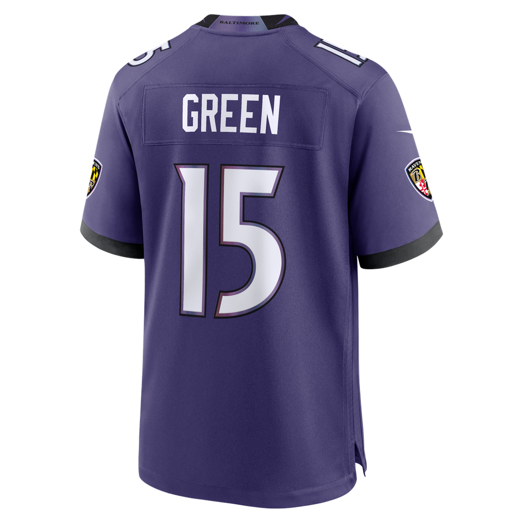 Mike Green Baltimore Ravens Team Game Jersey - Purple