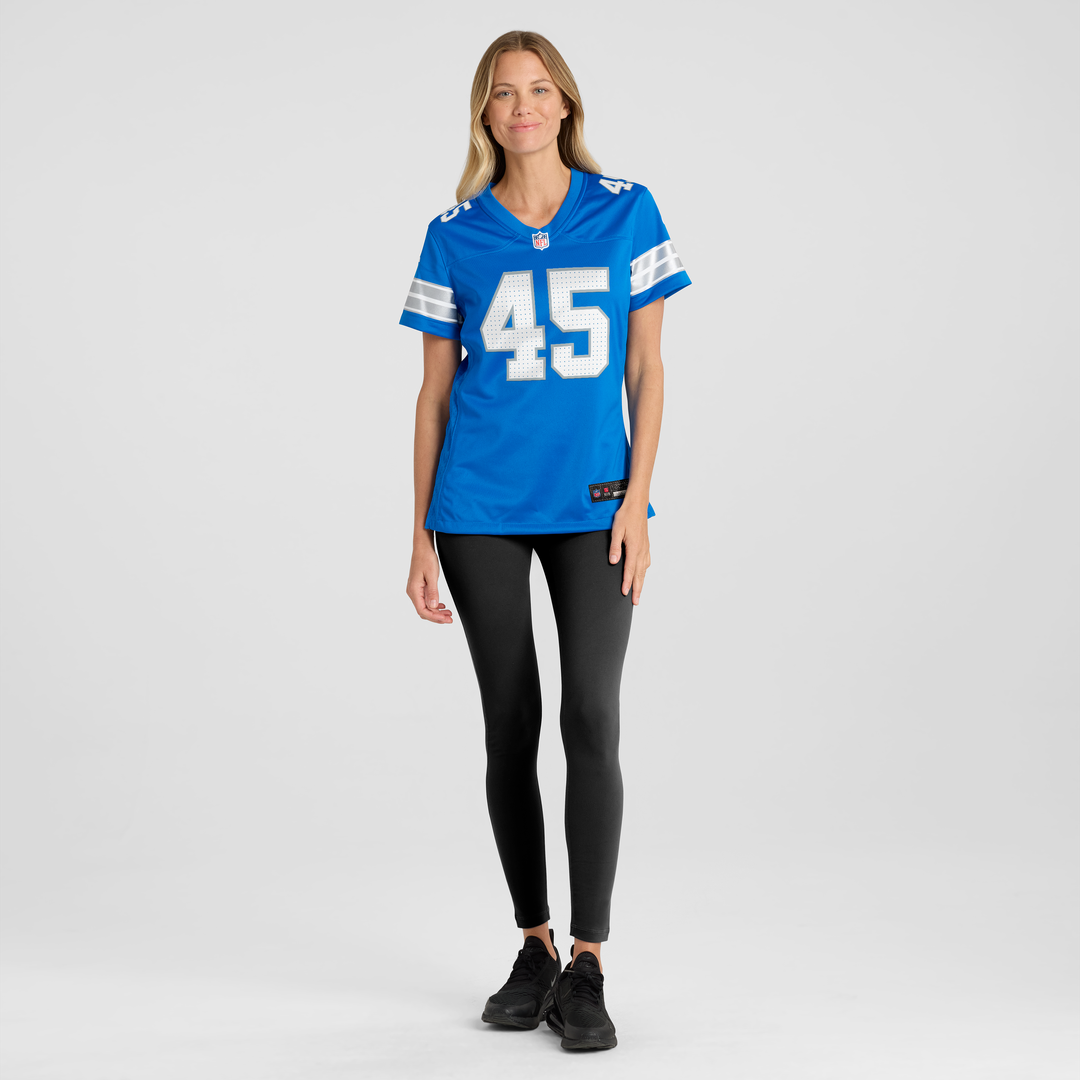Devin White Detroit Lions Women's Team Game Jersey - Blue