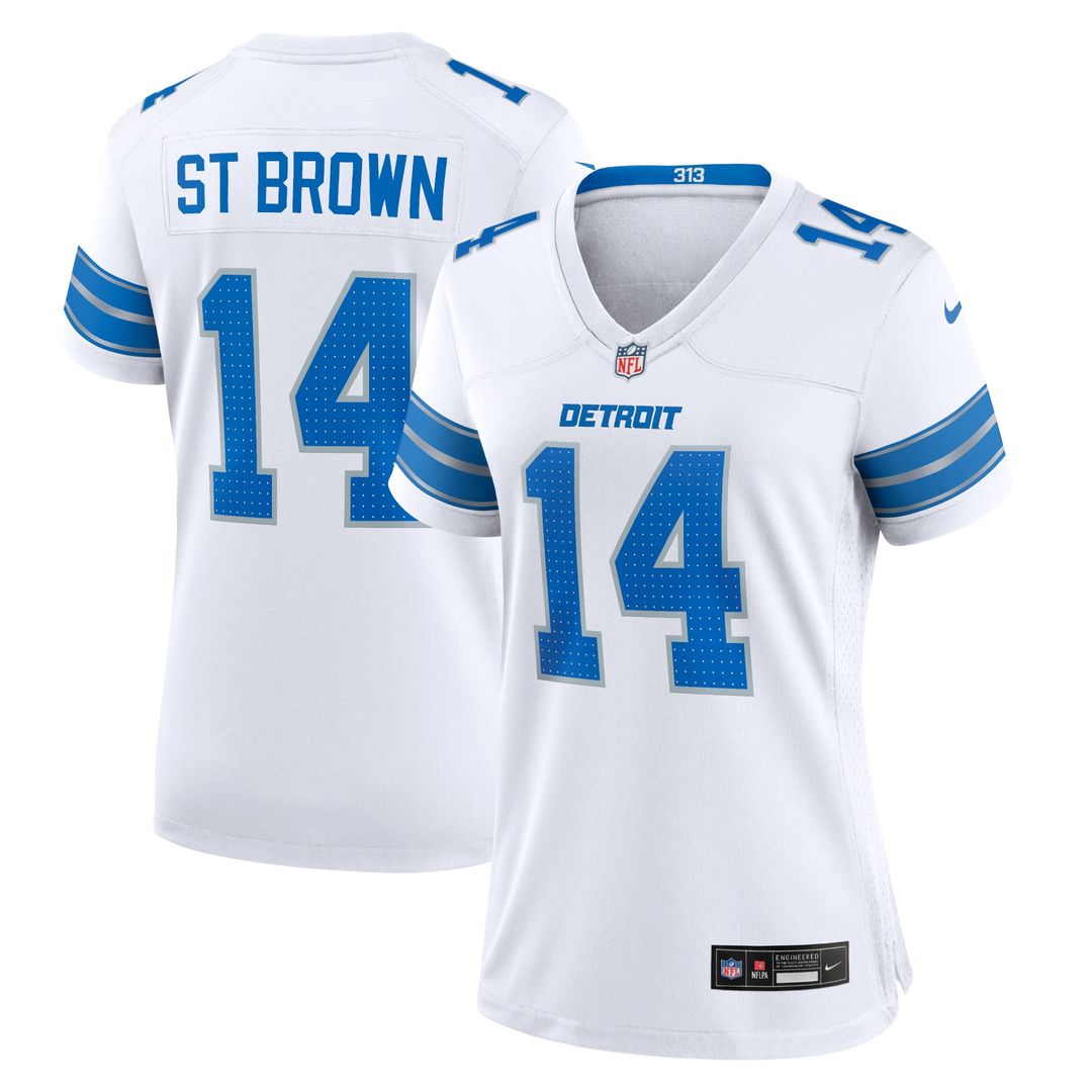 Amon - Ra St. Brown Detroit Lions Women's Team Game Jersey - Blue