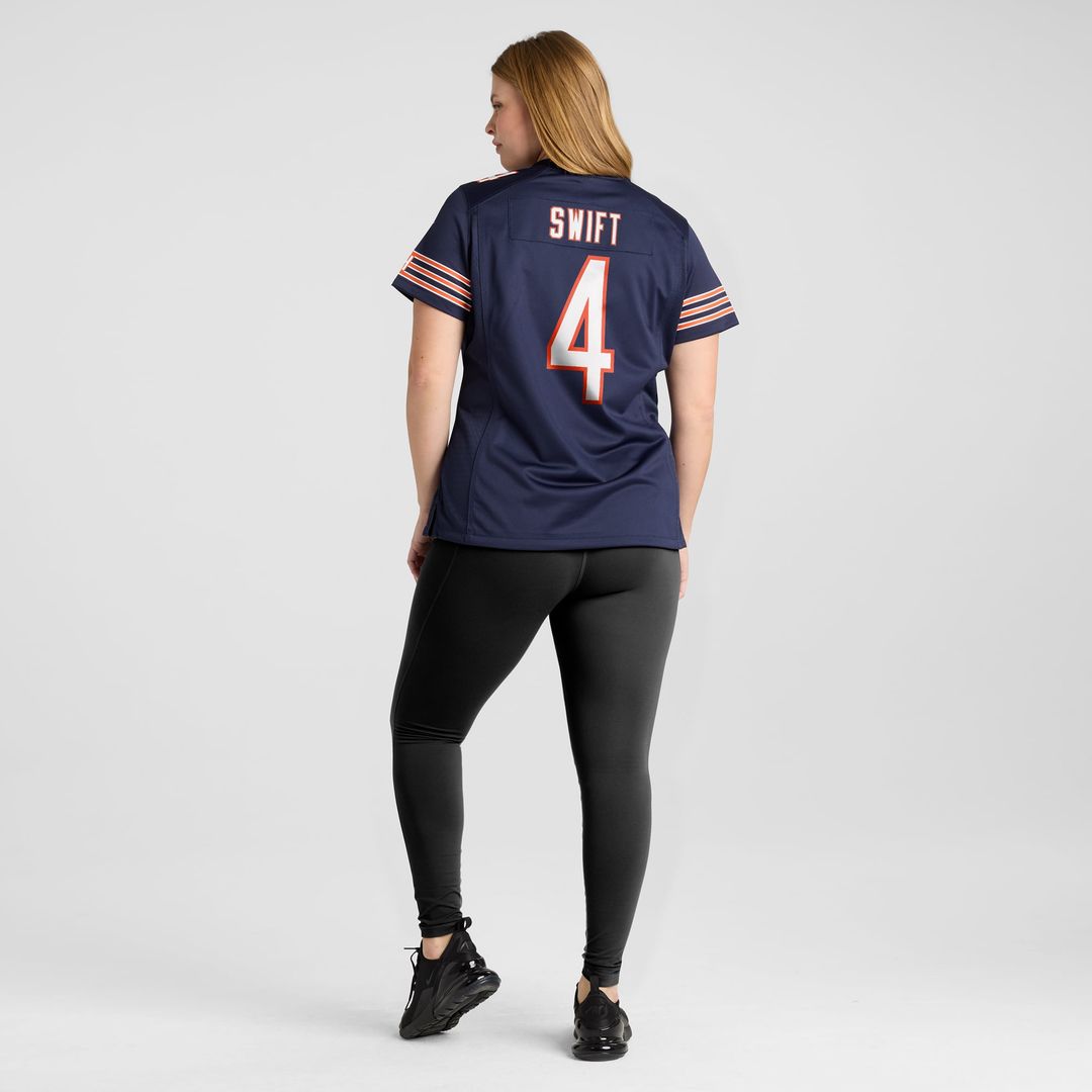 D'Andre Swift Chicago Bears Women's Game Jersey - Navy