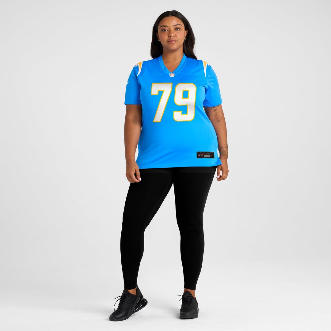 Trey Pipkins III Los Angeles Chargers Women's Game Jersey - Powder Blue
