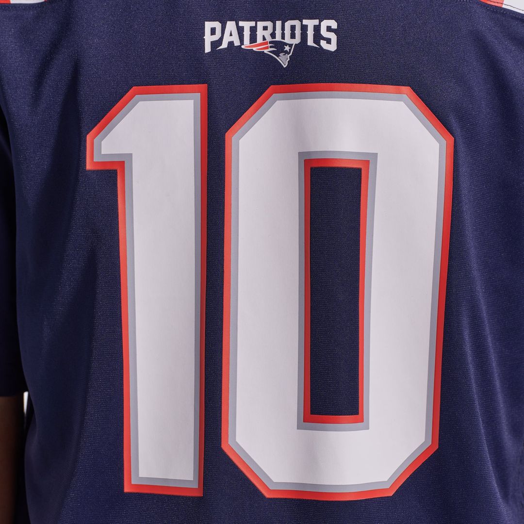 Drake Maye New England Patriots Player Game Jersey - Navy