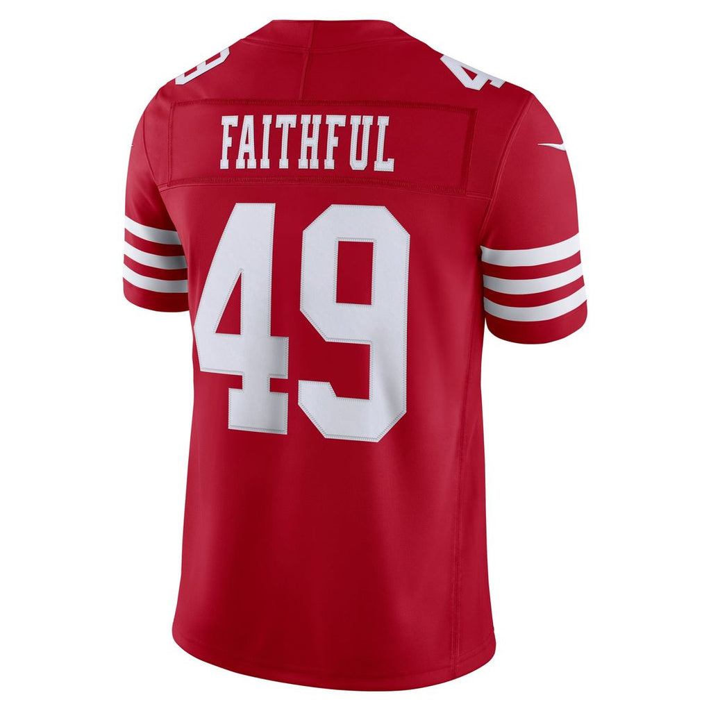 The Faithful San Francisco 49ers Team Vapor F.U.S.E. Stitched Limited Jersey - Scarlet