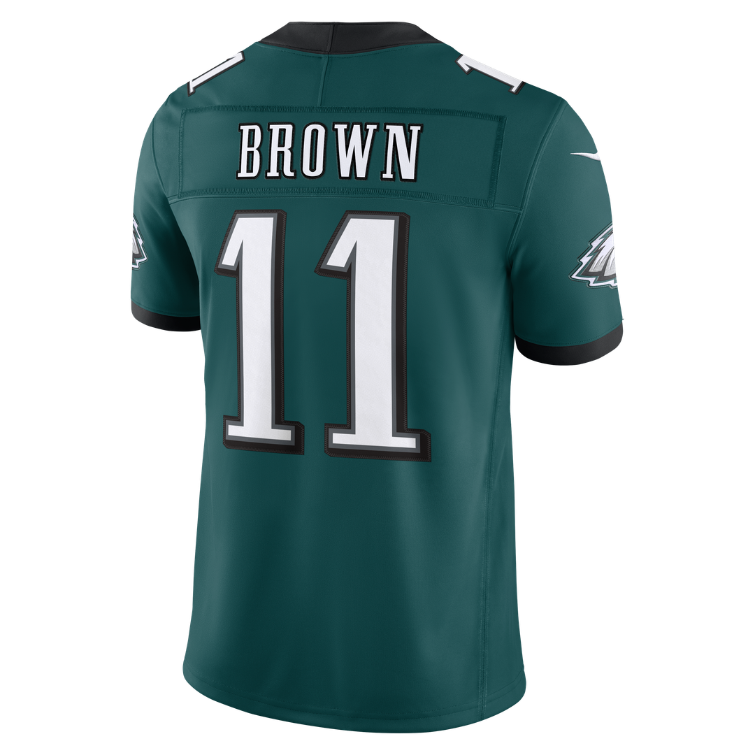 A.J. Brown Philadelphia Eagles Team Vapor F.U.S.E. Stitched Limited Jersey - Midnight Green