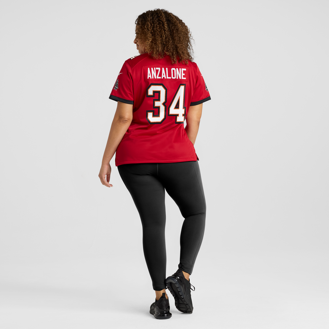 Alex Anzalone Tampa Bay Buccaneers Women's Team Game Jersey - Red