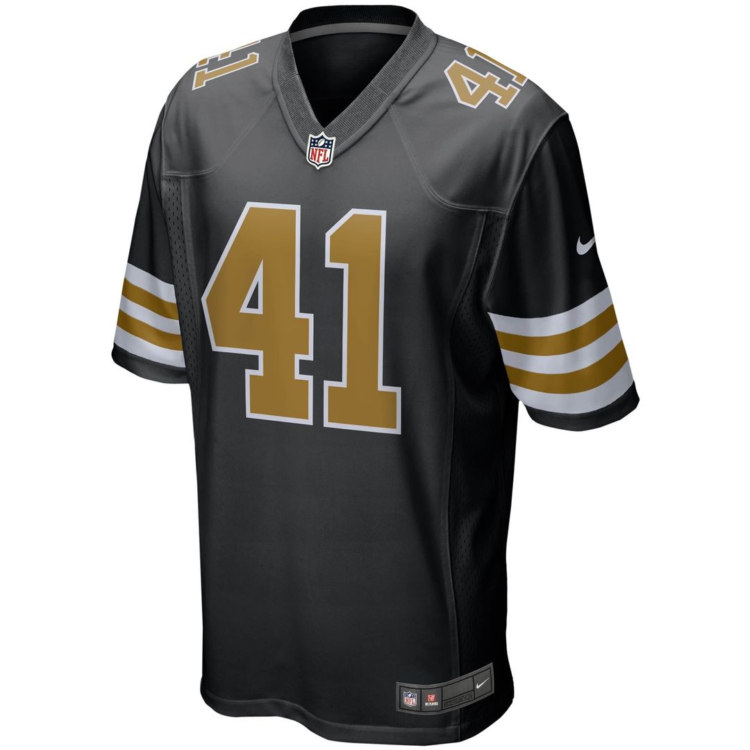Alvin Kamara New Orleans Saints Alternate Game Jersey - Black