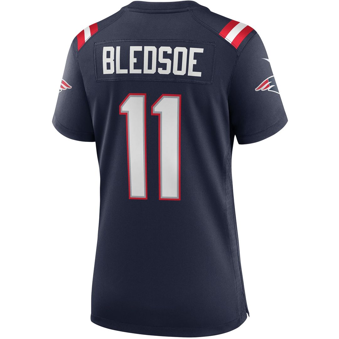 Drew Bledsoe New England Patriots Women's Retired Game Jersey - Red