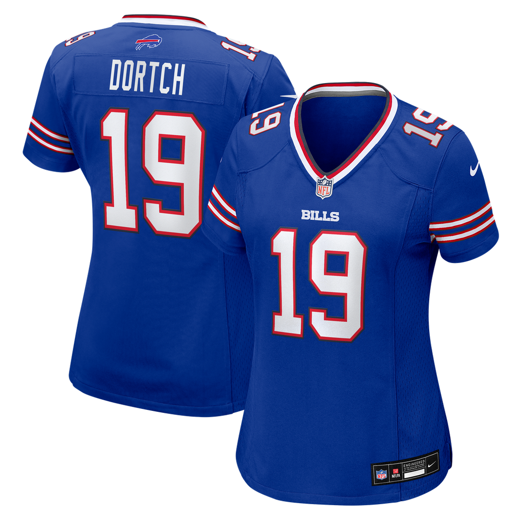 Greg Dortch Buffalo Bills Women's Team Game Jersey - Royal