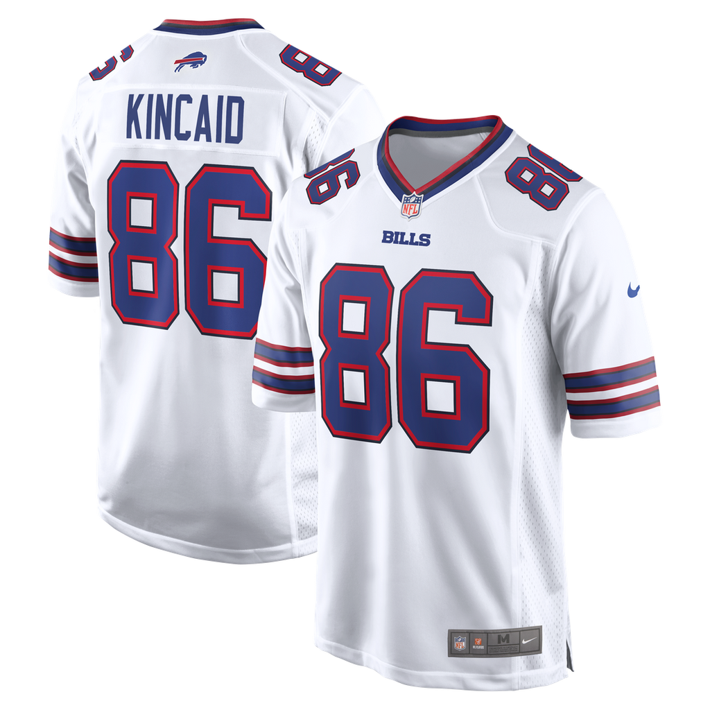 Dalton Kincaid Buffalo Bills Game Jersey - White