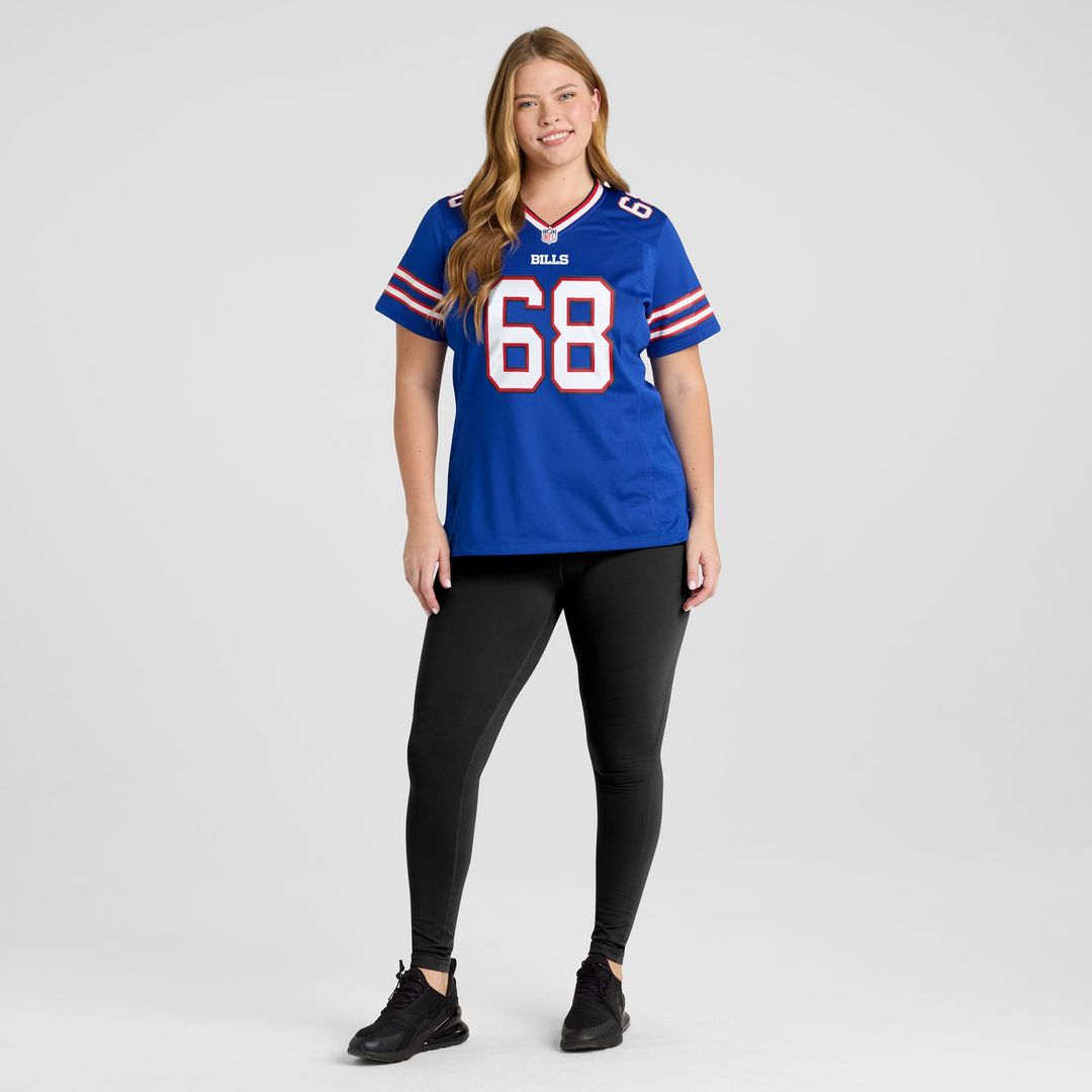 Joe DeLamielleure Buffalo Bills Women's Game Retired Player Jersey - Royal