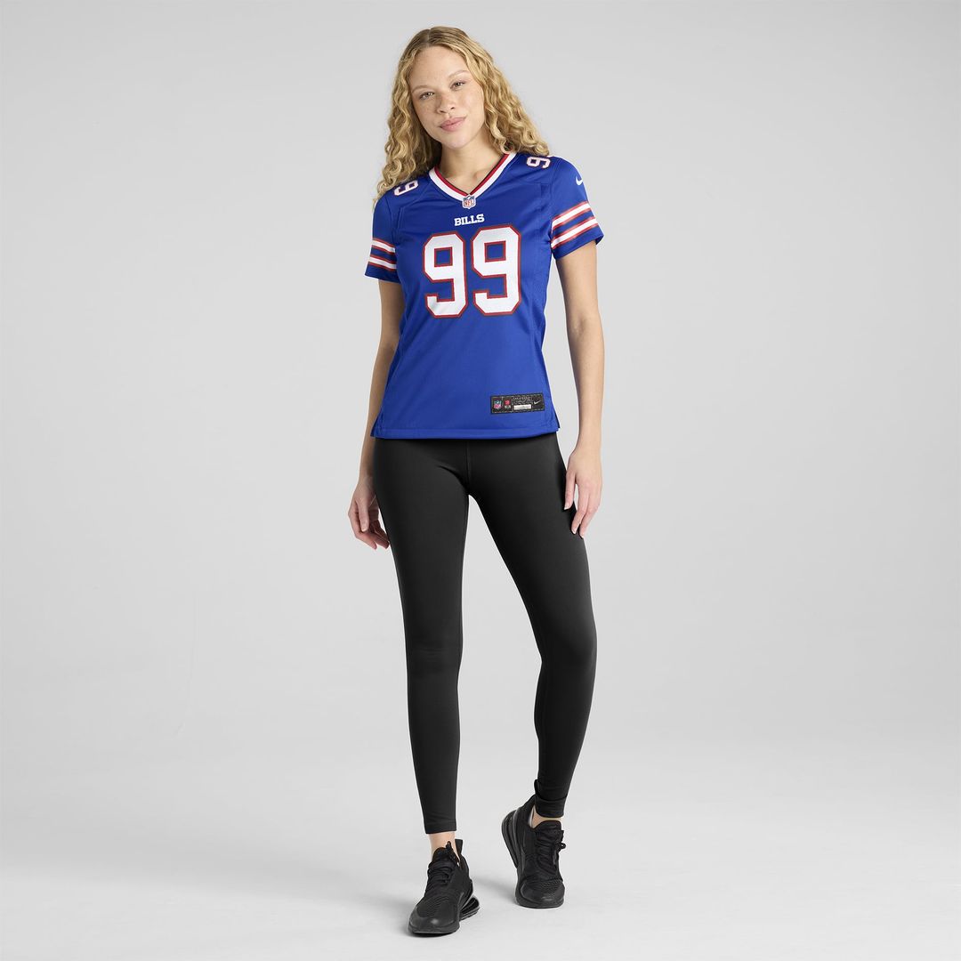 Larry Ogunjobi Buffalo Bills Women's Team Game Jersey - Royal