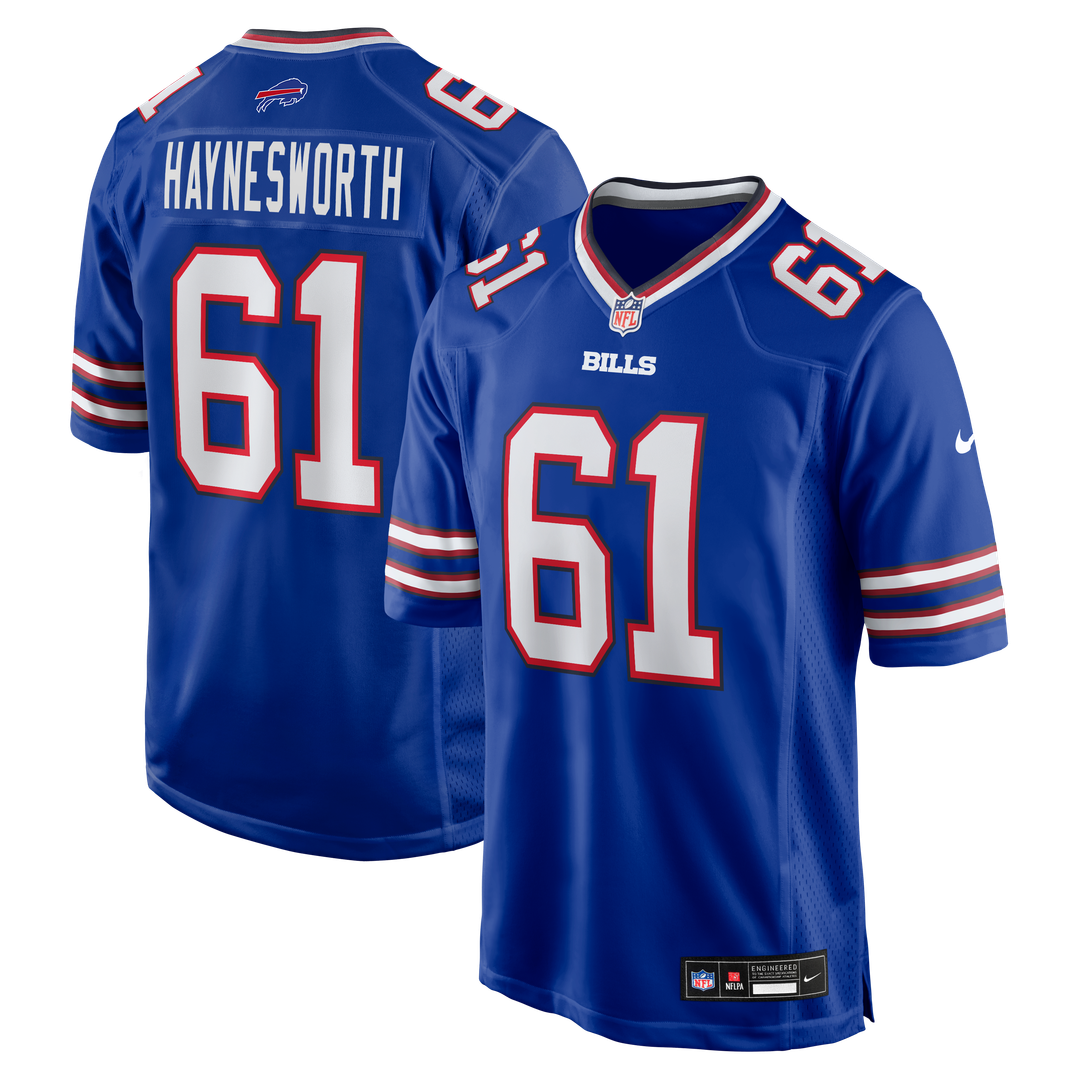 Sincere Haynesworth Buffalo Bills Team Game Jersey - Royal