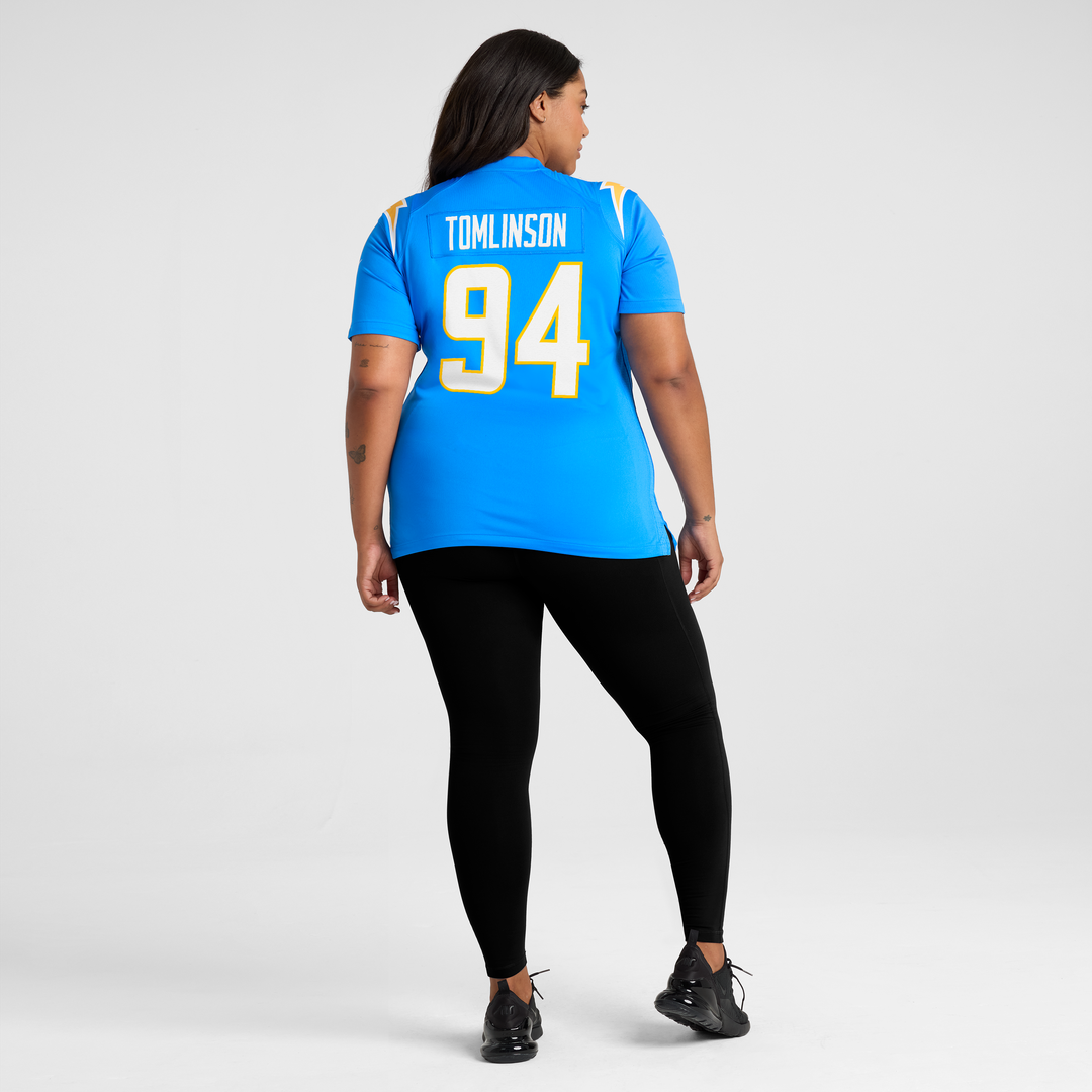 Dalvin Tomlinson Los Angeles Chargers Women's Team Game Jersey - Powder Blue