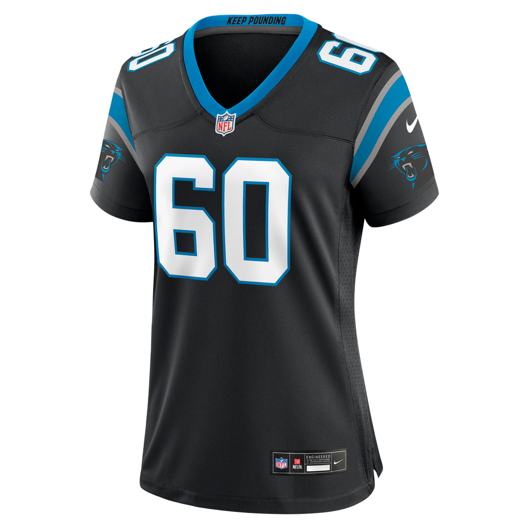 Nick Samac Carolina Panthers Women's Team Game Jersey - Black