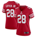 Darrell Luter Jr. San Francisco 49ers Women's Game Jersey - Scarlet