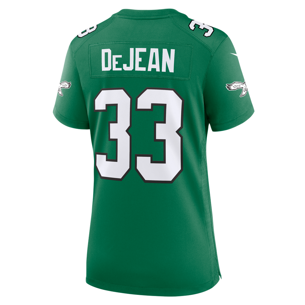 Cooper DeJean Philadelphia Eagles Women's Team Game Jersey - Midnight Green