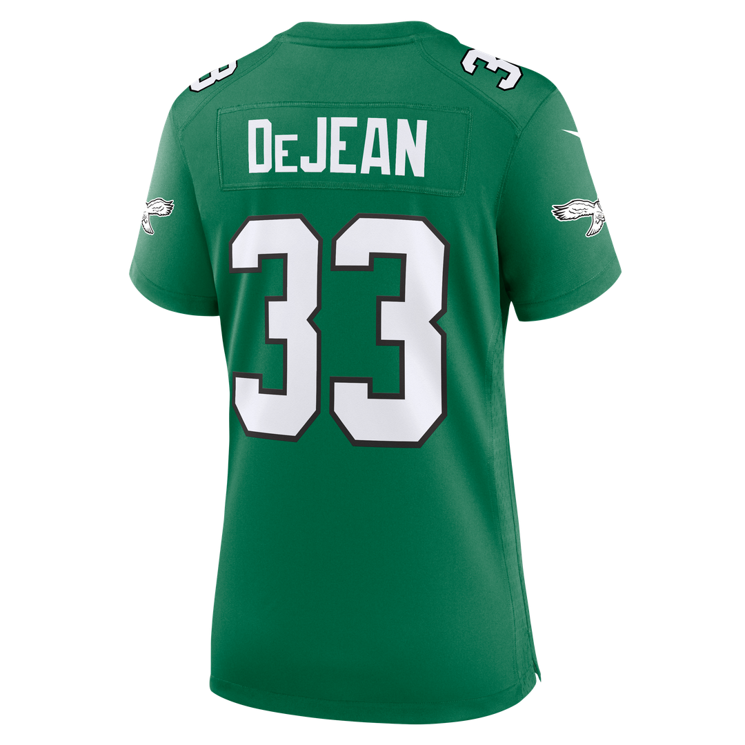 Cooper DeJean Philadelphia Eagles Women's Team Game Jersey - Midnight Green