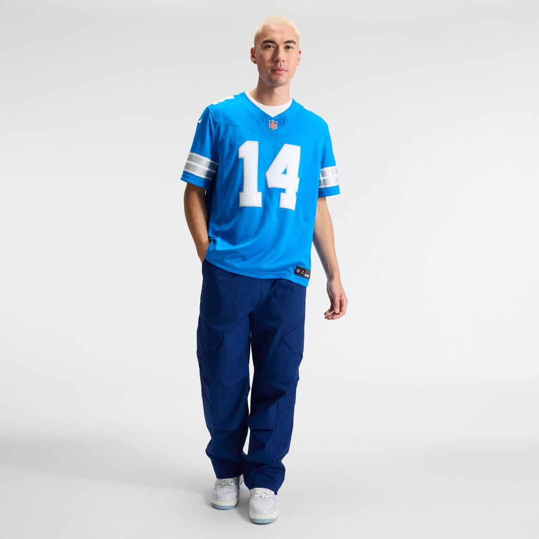 Amon - Ra St. Brown Detroit Lions Team Vapor F.U.S.E. Stitched Limited Jersey - Blue