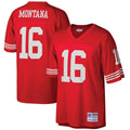 Joe Montana San Francisco 49ers Big & Tall 1990 Retired Player Replica Jersey - Scarlet
