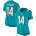 Ryan Fitzpatrick Miami Dolphins Women's Game Jersey - Aqua