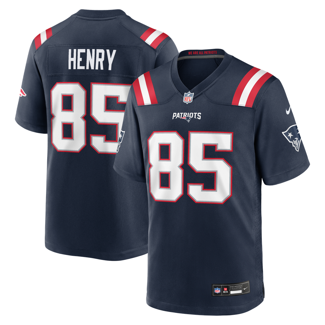Hunter Henry New England Patriots Team Game Jersey - Navy