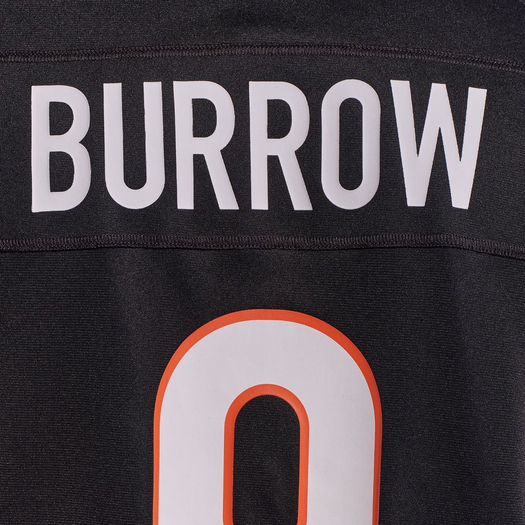 Joe Burrow Cincinnati Bengals Player Game Jersey - Black