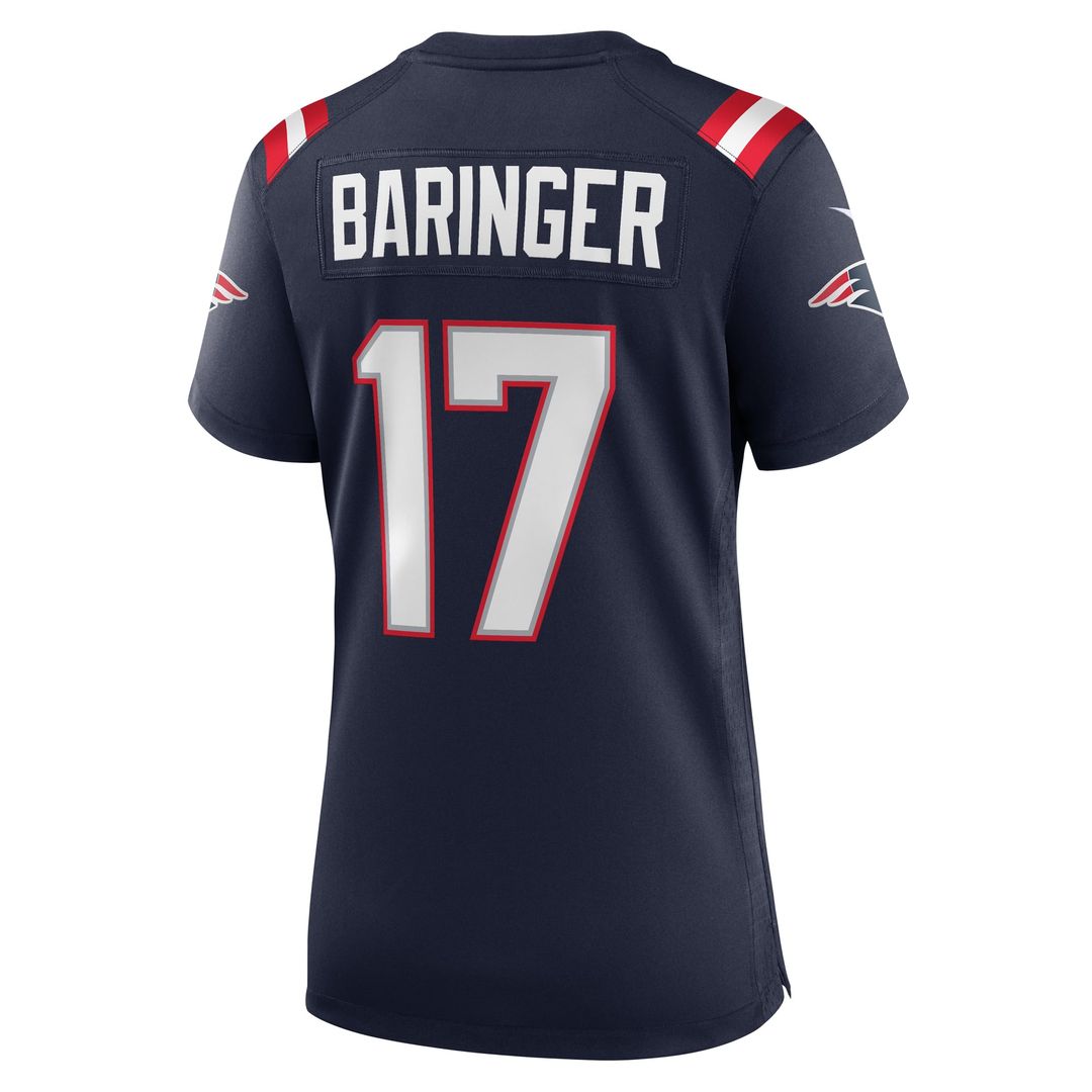 Bryce Baringer New England Patriots Women's Game Jersey - Navy