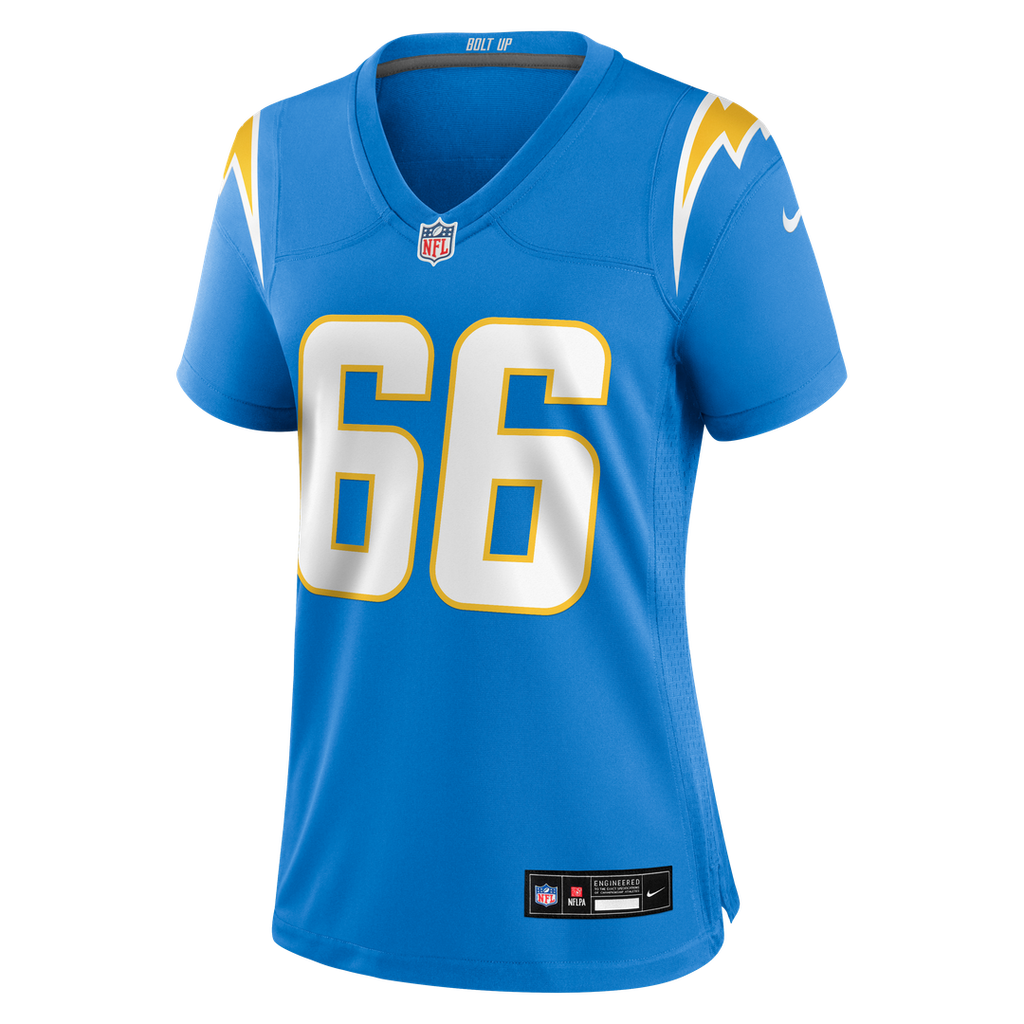 Jake Slaughter Los Angeles Chargers Women's Team Game Jersey - Powder Blue