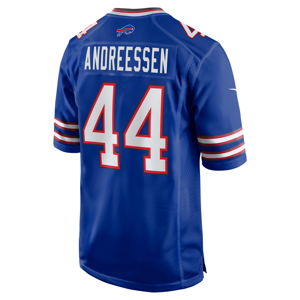 Joe Andreessen Buffalo Bills Game Jersey - Royal