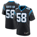 Thomas Davis Sr. Carolina Panthers Team Retired Game Jersey - Black