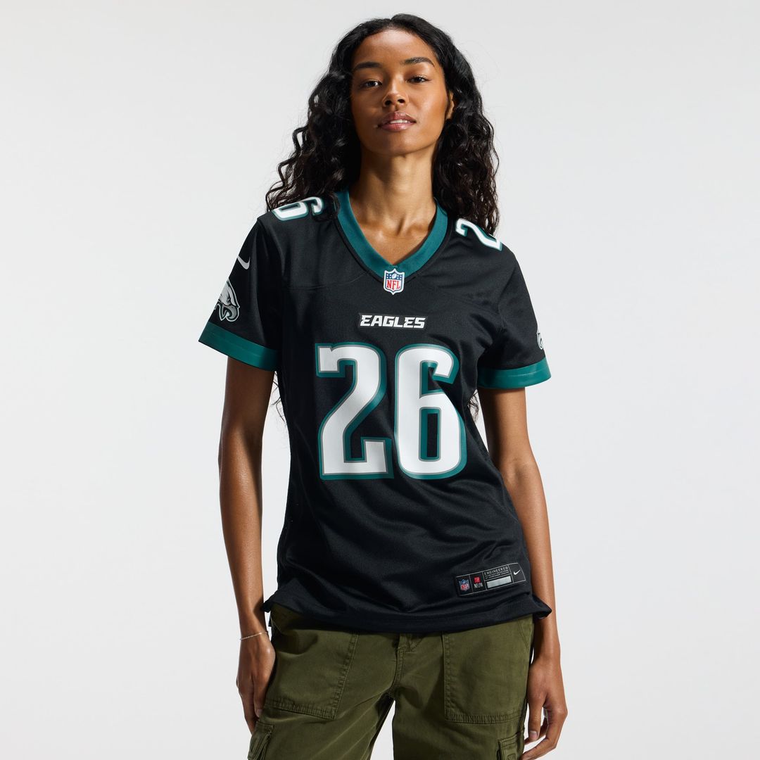 Saquon Barkley Philadelphia Eagles Women's Game Jersey - White