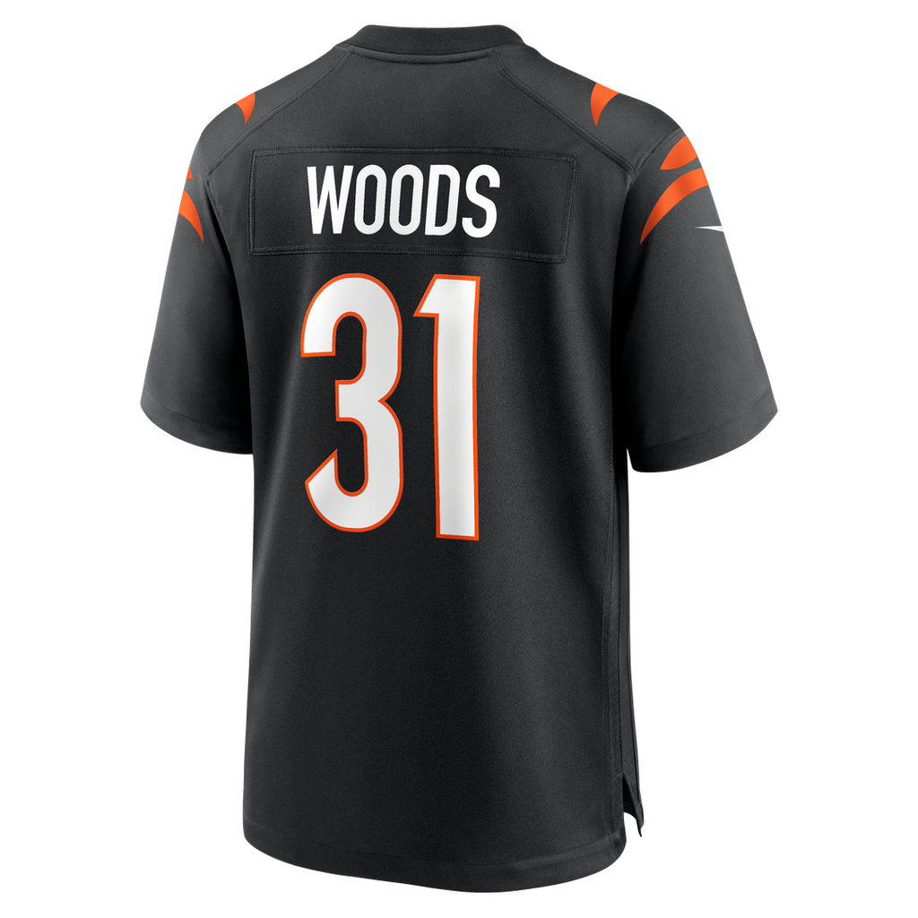 Ickey Woods Cincinnati Bengals Retired Player Game Jersey - Black