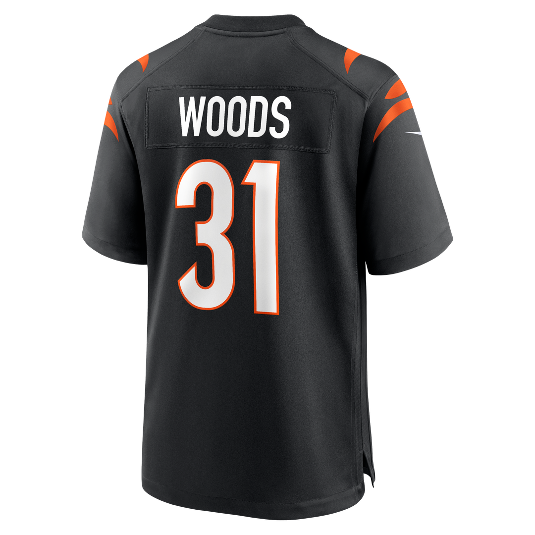 Ickey Woods Cincinnati Bengals Retired Player Game Jersey - Black