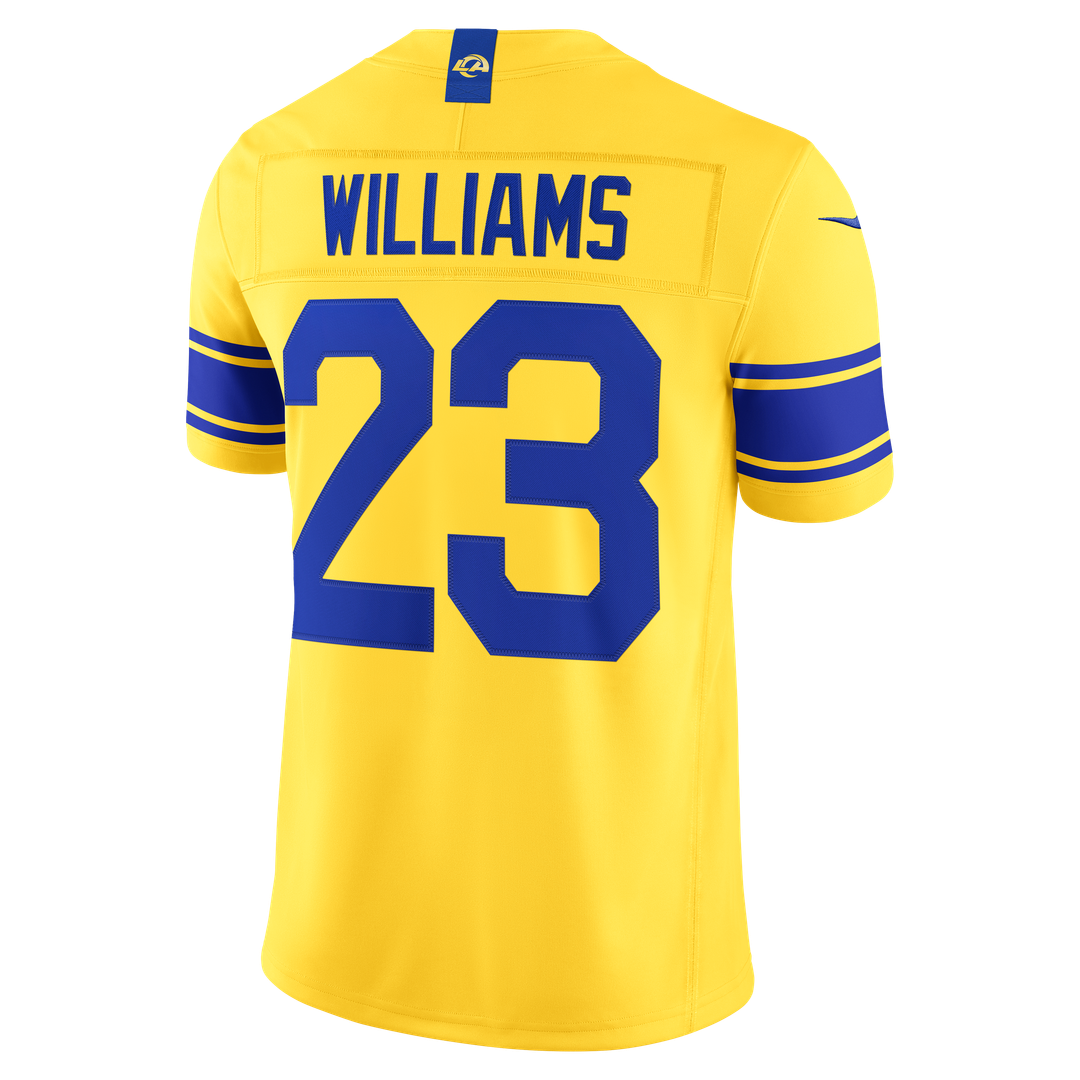 Kyren Williams Los Angeles Rams Classic Sol Vapor F.U.S.E. Stitched Limited Jersey