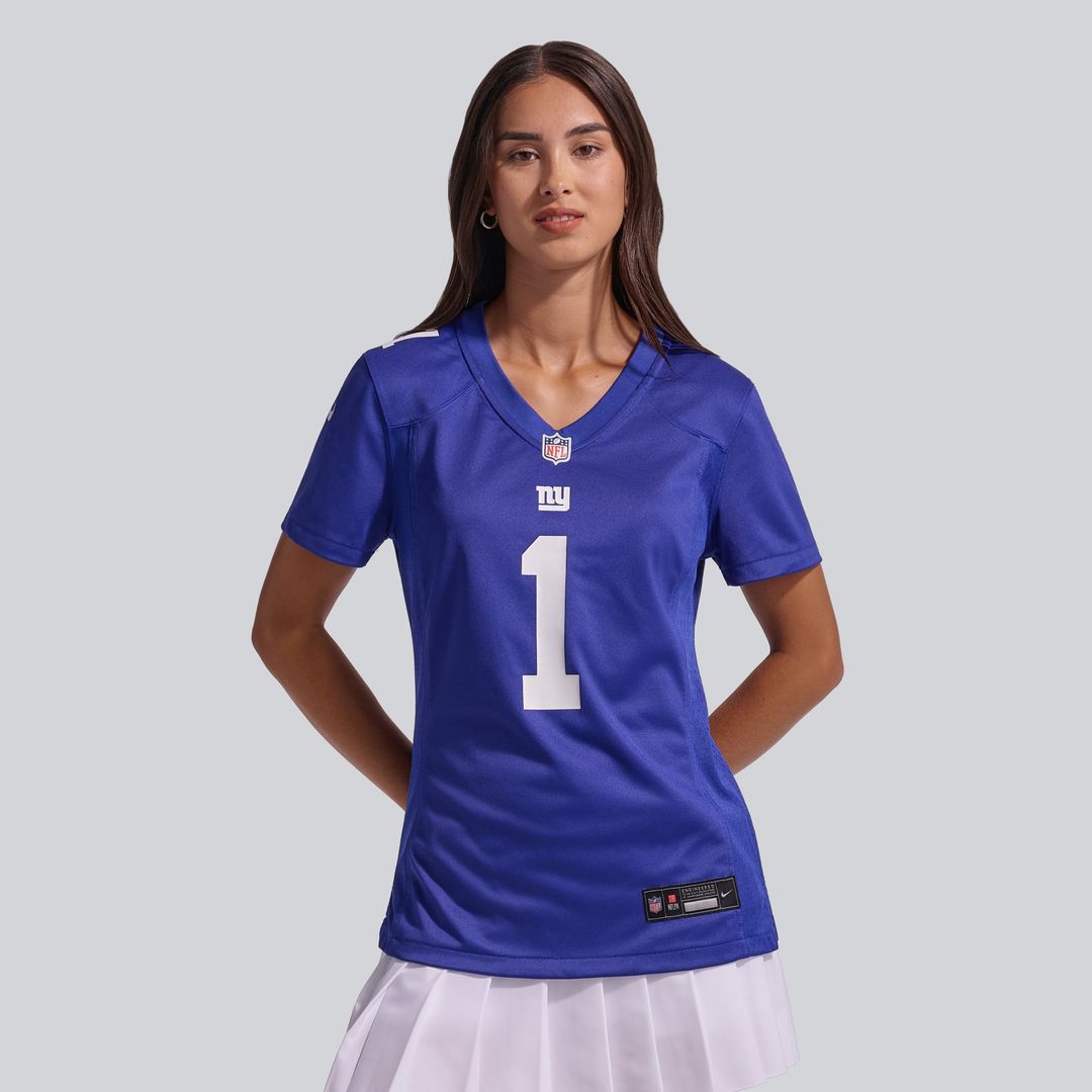 Malik Nabers New York Giants Women's Game Jersey - Royal