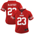 Christian McCaffrey San Francisco 49ers Toddler Game Jersey - Scarlet