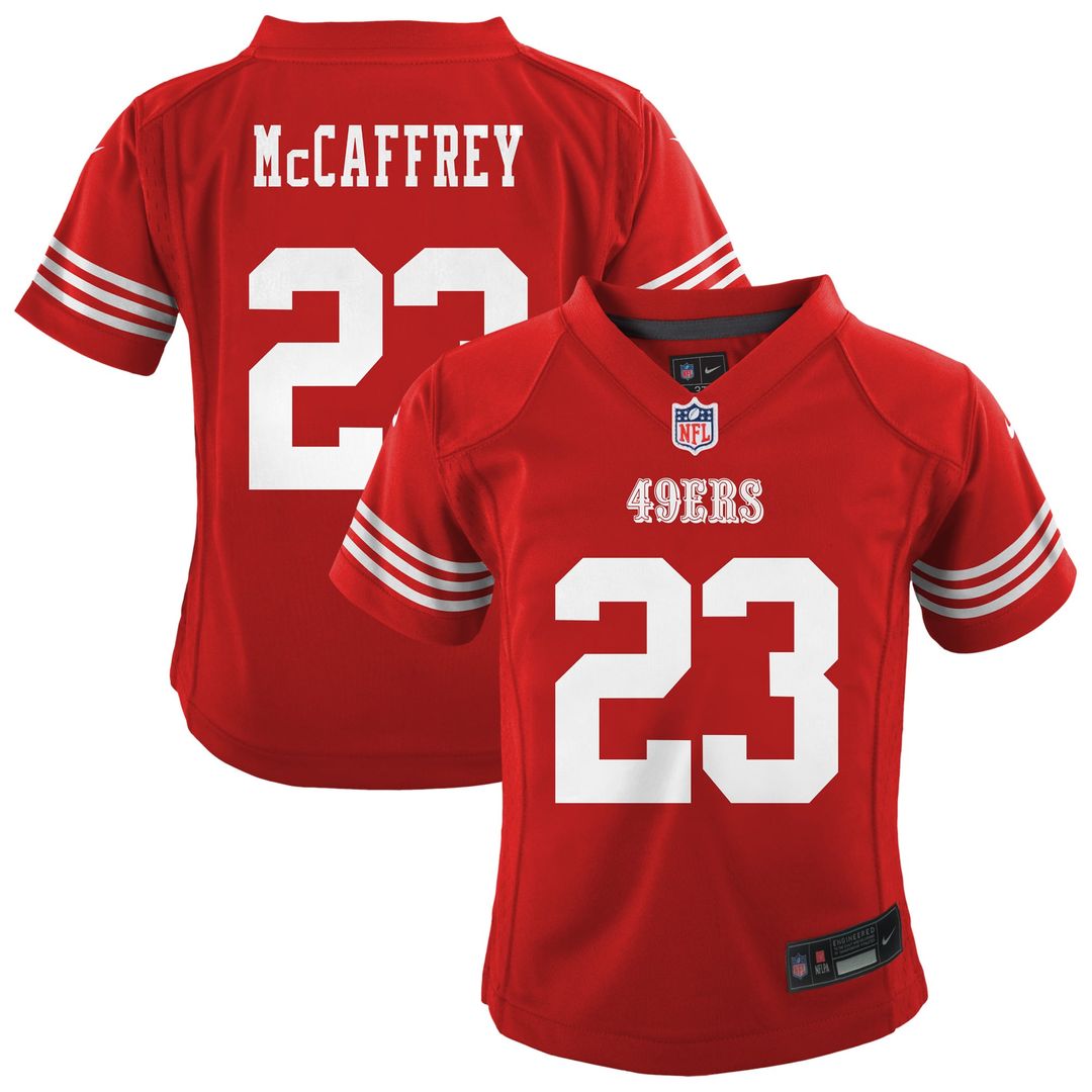Christian McCaffrey San Francisco 49ers Toddler Game Jersey - Scarlet