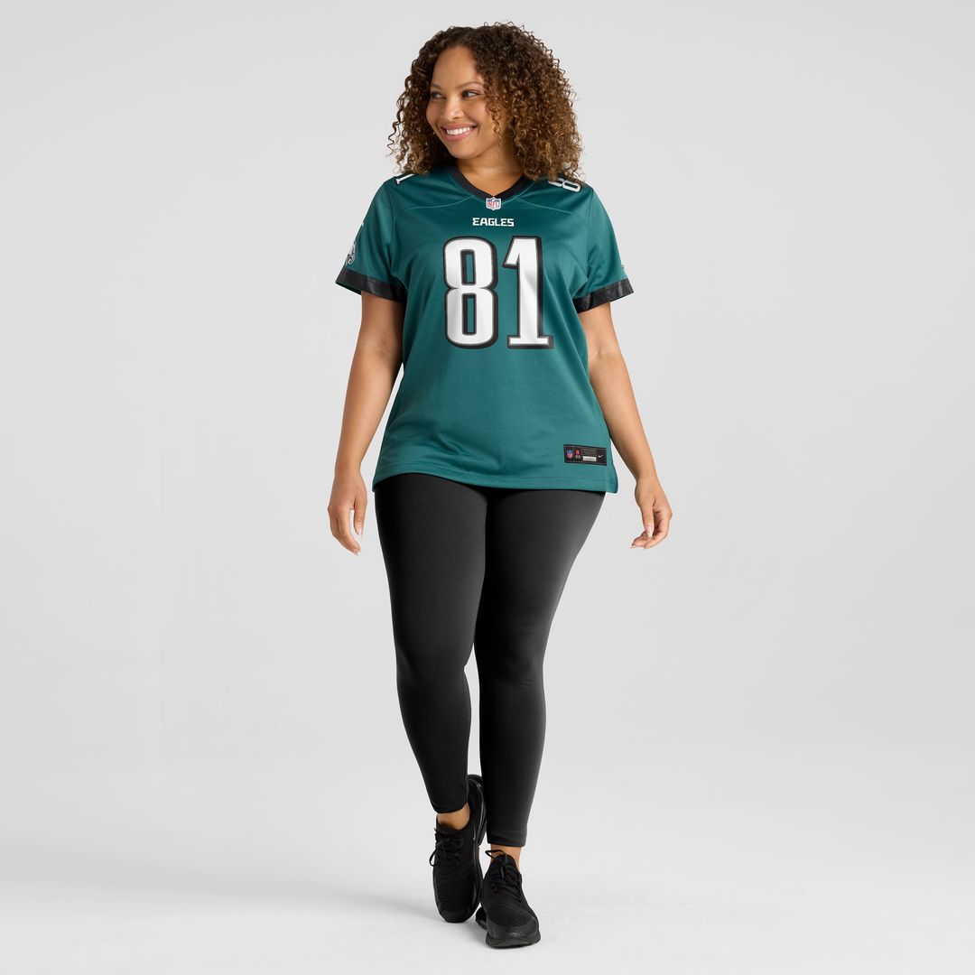 Grant Calcaterra Philadelphia Eagles Women's Team Game Jersey - Midnight Green
