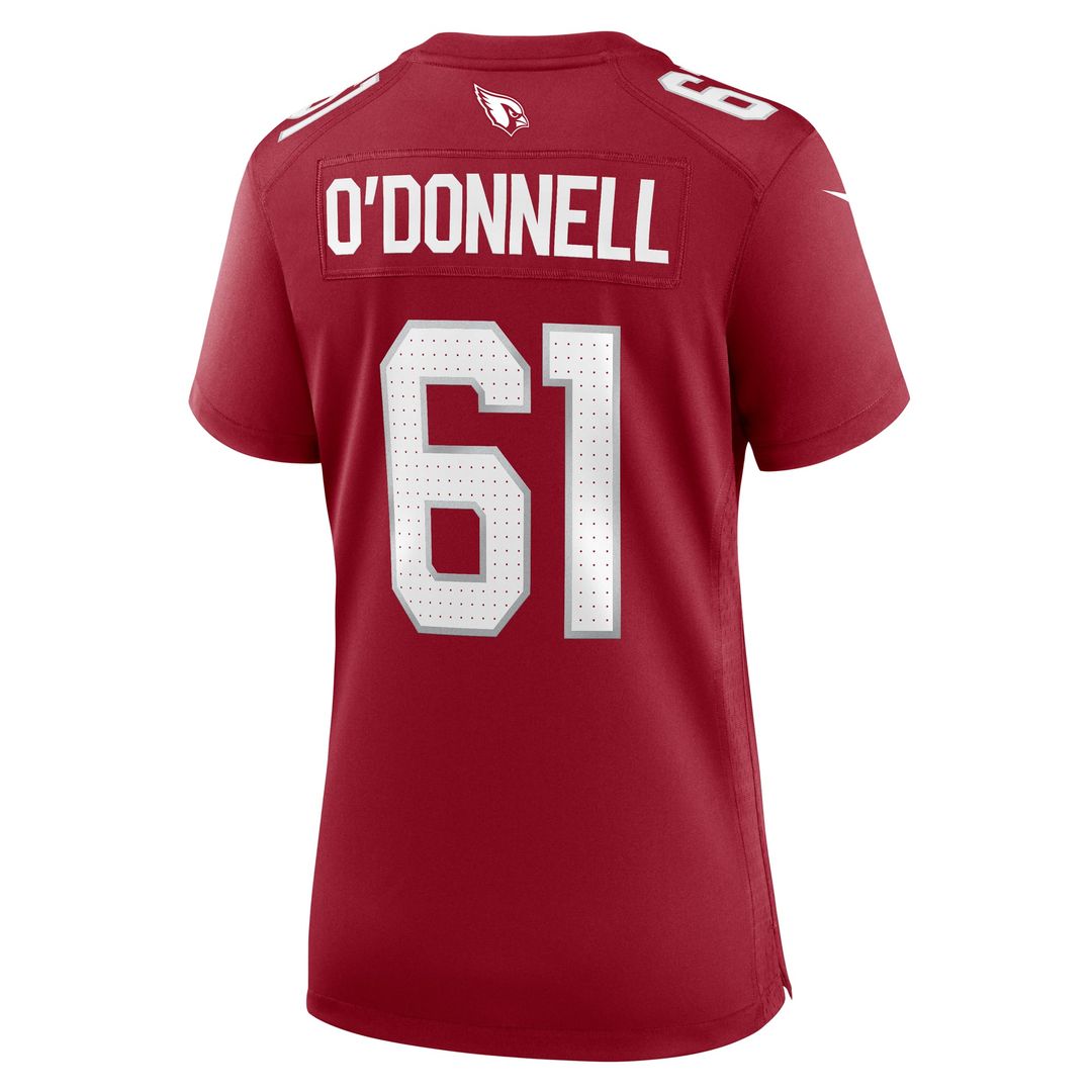 Carter O'Donnell Arizona Cardinals Women's Team Game Jersey - Cardinal