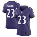 Adam Randall Baltimore Ravens Women's Team Game Jersey - Purple