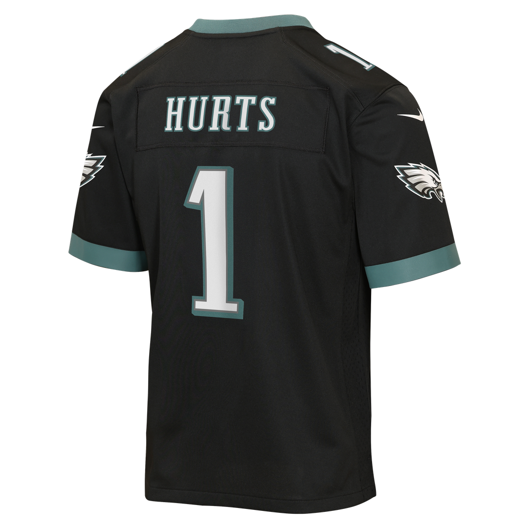 Jalen Hurts Philadelphia Eagles Youth Team Game Jersey - Midnight Green