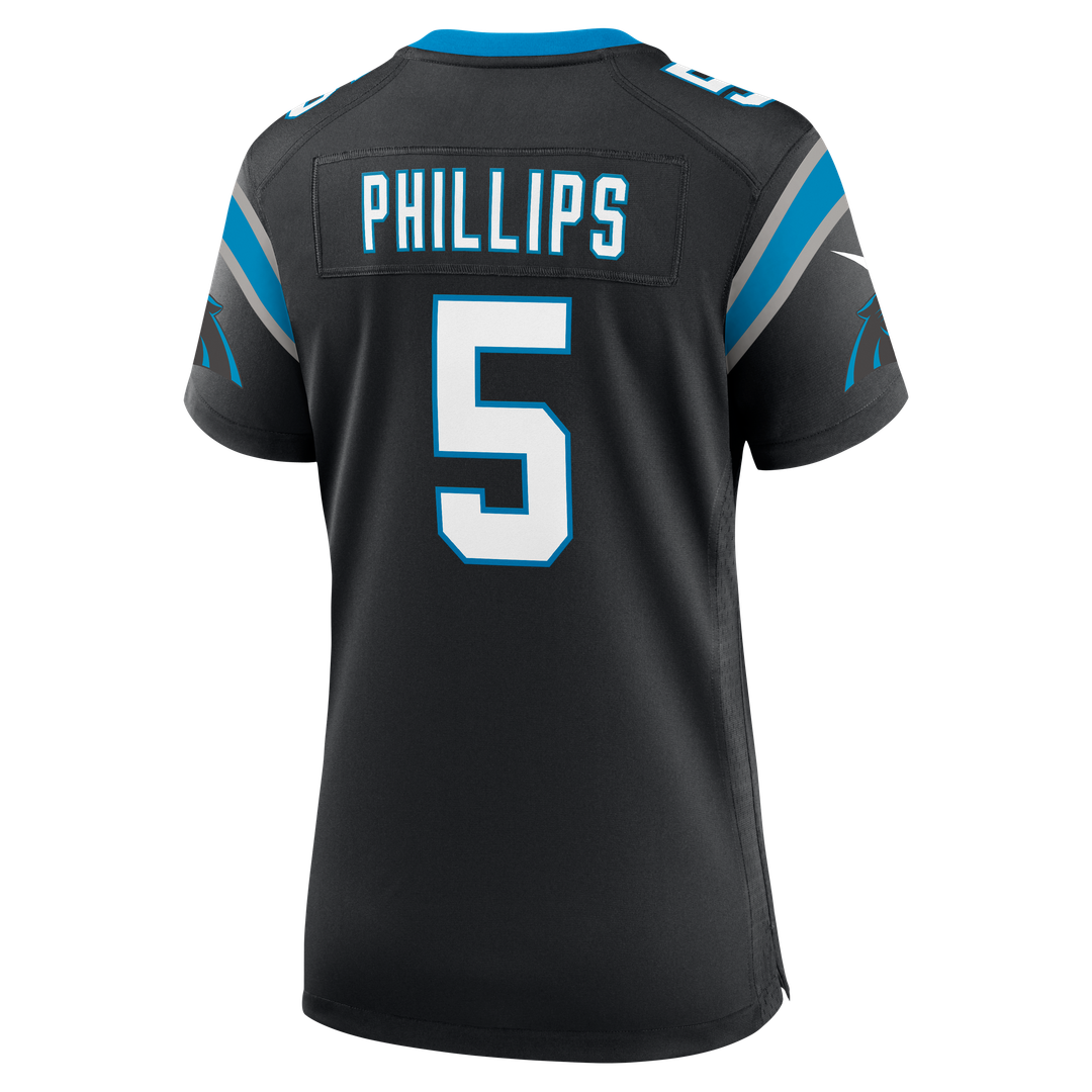 Jaelan Phillips Carolina Panthers Women's Team Game Jersey - Black