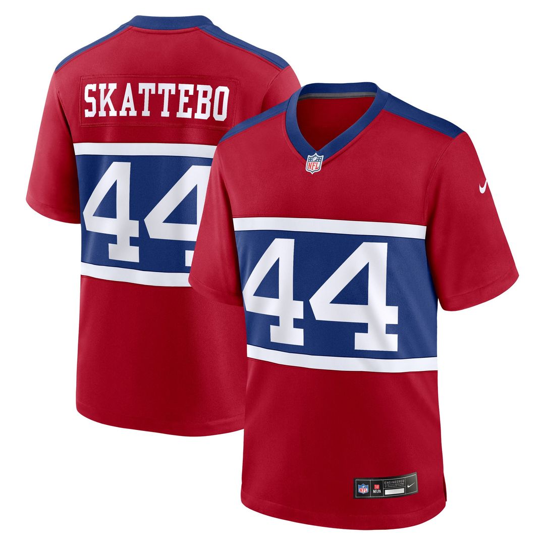 Cam Skattebo New York Giants Team Game Player Jersey - Royal