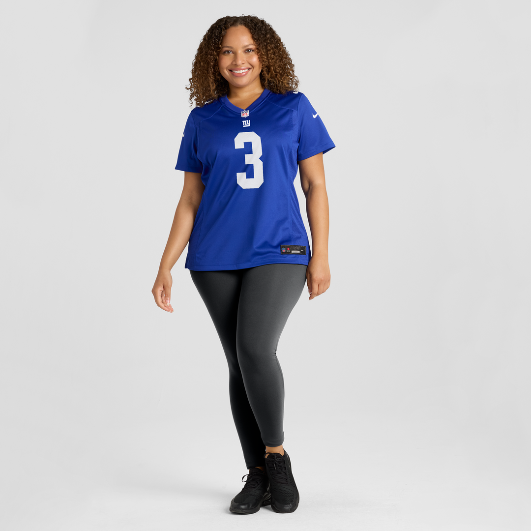 Abdul Carter New York Giants Women's Team Game Jersey - Royal