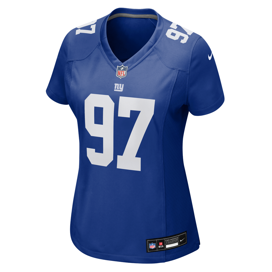 Bobby Jamison - Travis New York Giants Women's Team Game Jersey - Royal