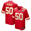 Brandon George Kansas City Chiefs Team Game Jersey - Red